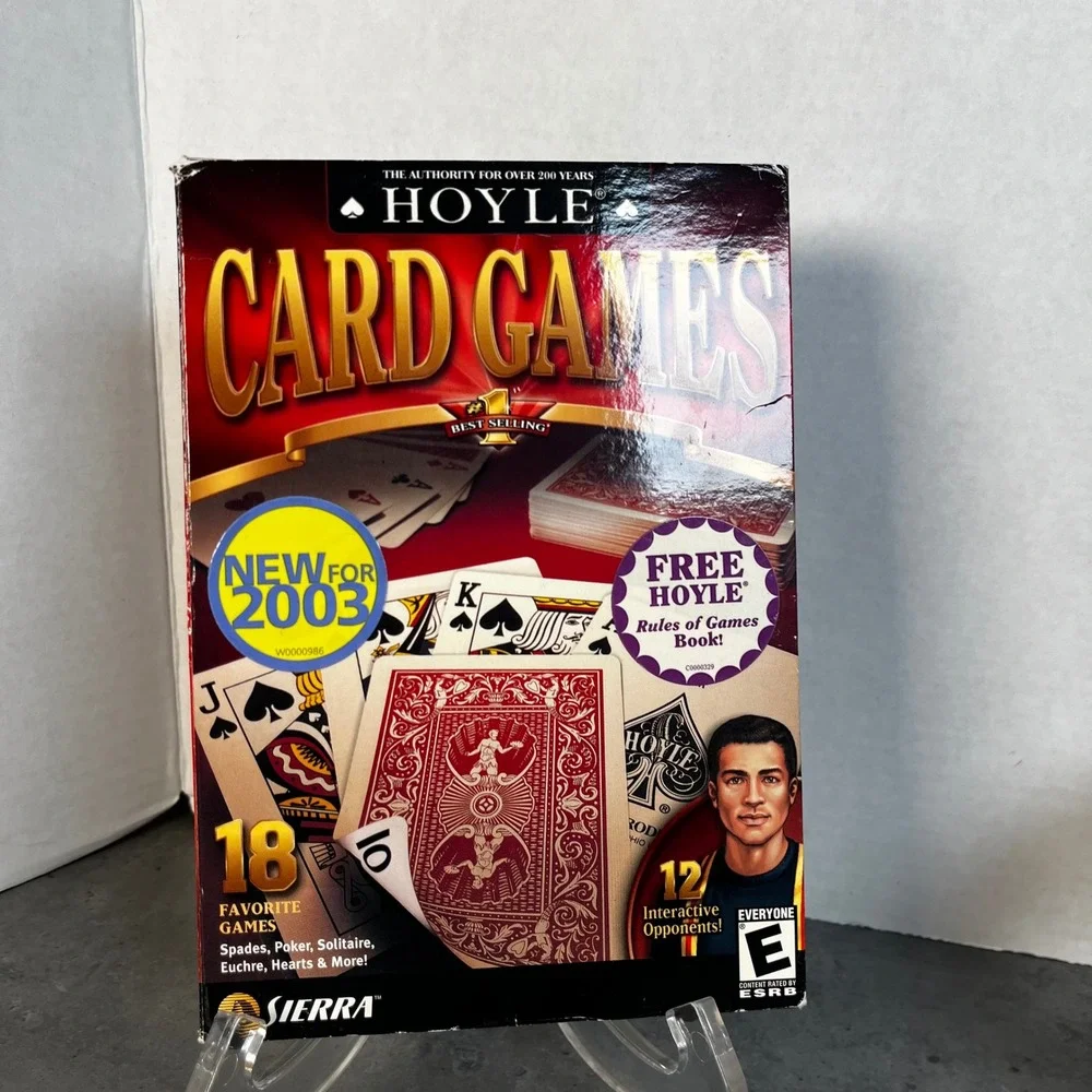 Hoyle Card Games PC CD ROM 2003 Sierra 18 Favorite Games‎ EUC VTG Complete